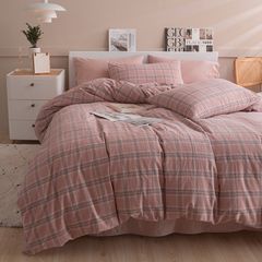 4Pcs Japan Linen |  Standard size duvet cover Bedding Set Drap Freesize | ID CL4P025COV006