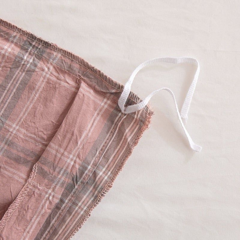 4Pcs Japan Linen |  Standard size duvet cover Bedding Set Drap Freesize | ID CL4P025COV006