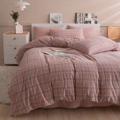 4Pcs Japan Linen |  Standard size duvet cover Bedding Set Drap Freesize | ID CL4P025COV006