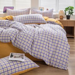 4Pcs Japan Linen |  Standard size duvet cover Bedding Set Drap Freesize | ID CL4P025COV007