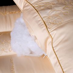 RUỘT GỐI MATXA LỤA THÊU SILK 80S DEEPSLEEP SIZE 48*74CM