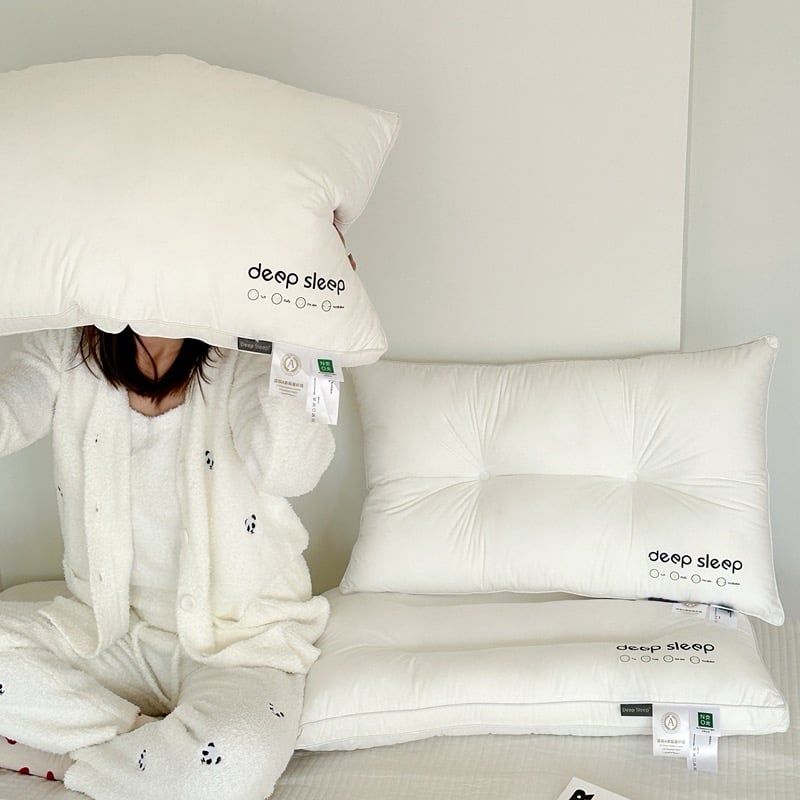 RUỘT GỐI LÔNG VŨ NHÂN TẠO DEEPSLEEP NEW DEGIN SIZE 48*74CM