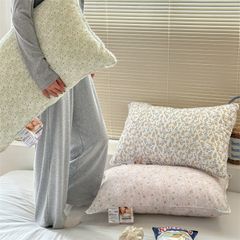 RUỘT GỐI HOA BẠC HÀ VINTAGE SIZE 48*74CM