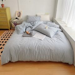 4Pcs Japan Linen |  Standard size duvet cover Bedding Set Drap Freesize | ID CL4P025COV008