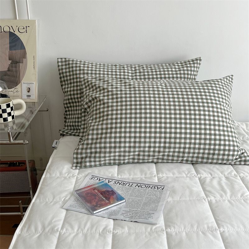 4Pcs Japan Linen |  Standard size duvet cover Bedding Set Drap Freesize | ID CL4P025COV009