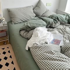 4Pcs Japan Linen |  Standard size duvet cover Bedding Set Drap Freesize | ID CL4P025COV009