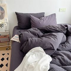 4Pcs Japan Linen |  Standard size duvet cover Bedding Set Drap Freesize | ID CL4P025COV010