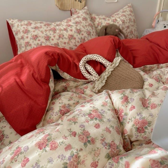 4Pcs Cloud Linen | Set Đũi Mây Phong cách trẻ trung hiện đại | ID 4PCSCLOUDLINE09