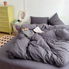 4Pcs Japan Linen |  Standard size duvet cover Bedding Set Drap Freesize | ID CL4P025COV010