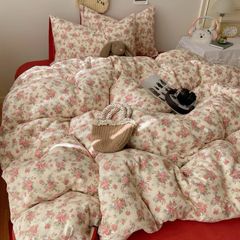 4Pcs Cloud Linen | Set Đũi Mây Phong cách trẻ trung hiện đại | ID 4PCSCLOUDLINE09
