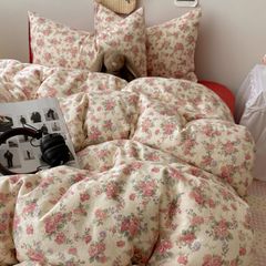 4Pcs Cloud Linen | Set Đũi Mây Phong cách trẻ trung hiện đại | ID 4PCSCLOUDLINE09