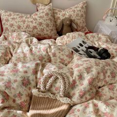 4Pcs Cloud Linen | Set Đũi Mây Phong cách trẻ trung hiện đại | ID 4PCSCLOUDLINE09
