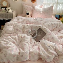 4Pcs Cloud Linen | Set Đũi Mây Phong cách trẻ trung hiện đại | ID 4PCSCLOUDLINE10