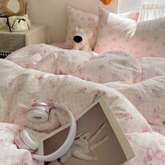4Pcs Cloud Linen | Set Đũi Mây Phong cách trẻ trung hiện đại | ID 4PCSCLOUDLINE10