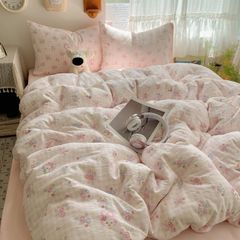 4Pcs Cloud Linen | Set Đũi Mây Phong cách trẻ trung hiện đại | ID 4PCSCLOUDLINE10