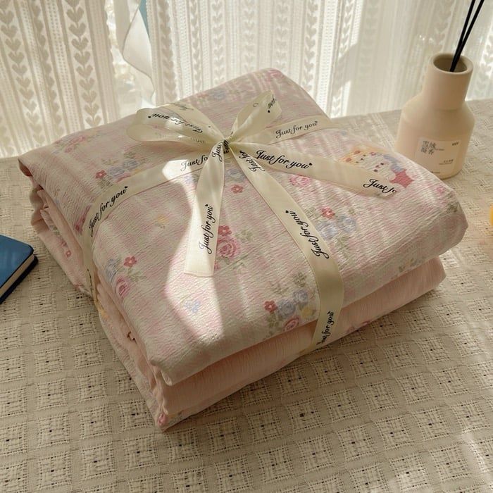 4Pcs Cloud Linen | Set Đũi Mây Phong cách trẻ trung hiện đại | ID 4PCSCLOUDLINE10