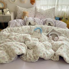 4Pcs Cloud Linen | Set Đũi Mây Phong cách trẻ trung hiện đại | ID 4PCSCLOUDLINE11