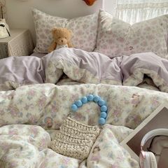 4Pcs Cloud Linen | Set Đũi Mây Phong cách trẻ trung hiện đại | ID 4PCSCLOUDLINE11