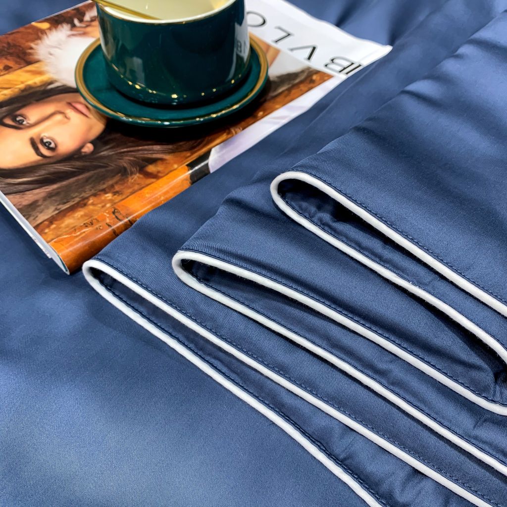 Tencel Basic Set Chần Hè 4 Món BlueCharcoal