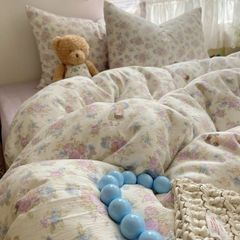 4Pcs Cloud Linen | Set Đũi Mây Phong cách trẻ trung hiện đại | ID 4PCSCLOUDLINE11