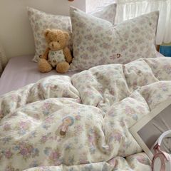 4Pcs Cloud Linen | Set Đũi Mây Phong cách trẻ trung hiện đại | ID 4PCSCLOUDLINE11