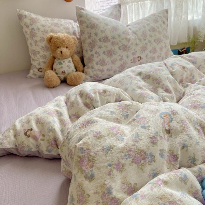 4Pcs Cloud Linen | Set Đũi Mây Phong cách trẻ trung hiện đại | ID 4PCSCLOUDLINE11