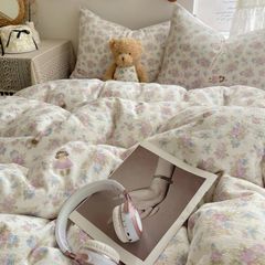 4Pcs Cloud Linen | Set Đũi Mây Phong cách trẻ trung hiện đại | ID 4PCSCLOUDLINE11