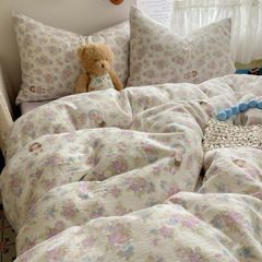 4Pcs Cloud Linen | Set Đũi Mây Phong cách trẻ trung hiện đại | ID 4PCSCLOUDLINE11
