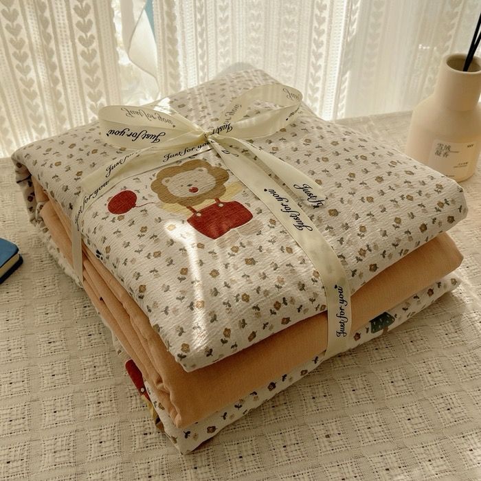 4Pcs Cloud Linen | Set Đũi Mây Phong cách trẻ trung hiện đại | ID 4PCSCLOUDLINE12
