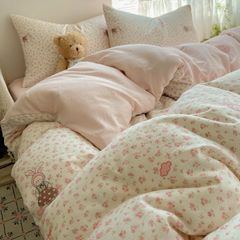 4Pcs Cloud Linen | Set Đũi Mây Phong cách trẻ trung hiện đại | ID 4PCSCLOUDLINE13