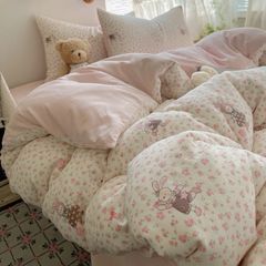 4Pcs Cloud Linen | Set Đũi Mây Phong cách trẻ trung hiện đại | ID 4PCSCLOUDLINE13