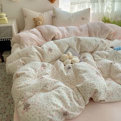 4Pcs Cloud Linen | Set Đũi Mây Phong cách trẻ trung hiện đại | ID 4PCSCLOUDLINE13