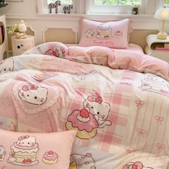 Set 4 Món Nỉ Nhung 200gr hình in 3D Sweet Kitty