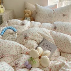 4Pcs Cloud Linen | Set Đũi Mây Phong cách trẻ trung hiện đại | ID 4PCSCLOUDLINE13