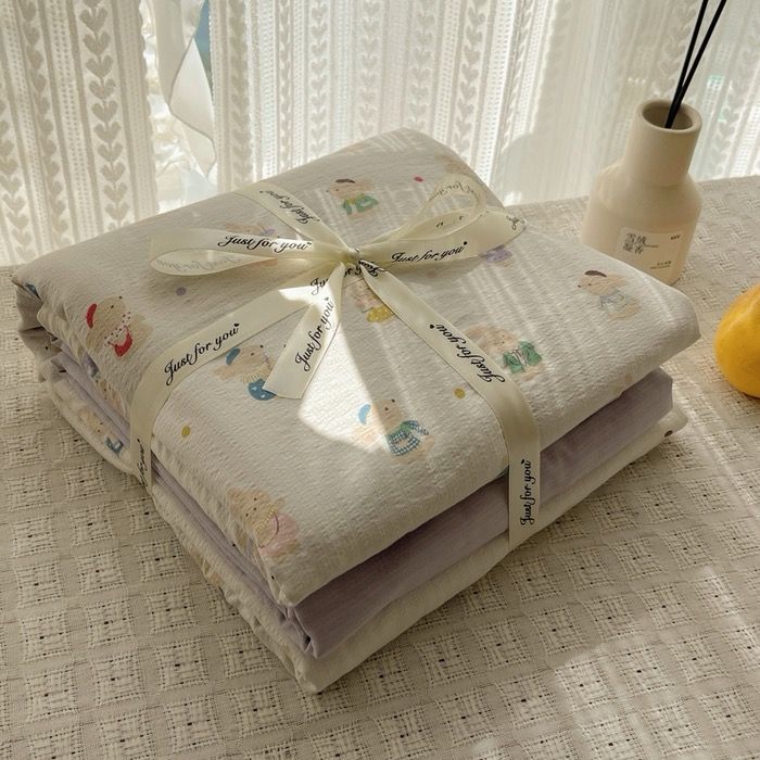 4Pcs Cloud Linen | Set Đũi Mây Phong cách trẻ trung hiện đại | ID 4PCSCLOUDLINE14