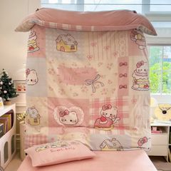 Set 4 Món Nỉ Nhung 200gr hình in 3D Sweet Kitty