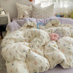 4Pcs Cloud Linen | Set Đũi Mây Phong cách trẻ trung hiện đại | ID 4PCSCLOUDLINE14