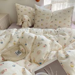 4Pcs Cloud Linen | Set Đũi Mây Phong cách trẻ trung hiện đại | ID 4PCSCLOUDLINE14