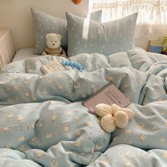 4Pcs Cloud Linen | Set Đũi Mây Phong cách trẻ trung hiện đại | ID 4PCSCLOUDLINE15