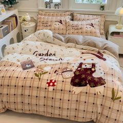 Set 4 Món Nỉ Nhung 200gr hình in 3D SweetGarden