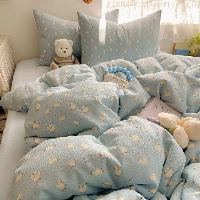 4Pcs Cloud Linen | Set Đũi Mây Phong cách trẻ trung hiện đại | ID 4PCSCLOUDLINE15