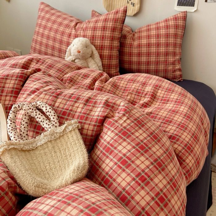 4Pcs Cloud Linen | Set Đũi Mây Phong cách trẻ trung hiện đại | ID 4PCSCLOUDLINE16