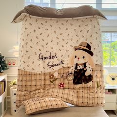 Set 4 Món Nỉ Nhung 200gr hình in 3D - 11 Mầu sắc đáng yêu