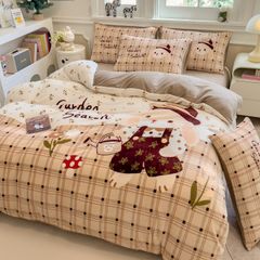 Set 4 Món Nỉ Nhung 200gr hình in 3D SweetGarden