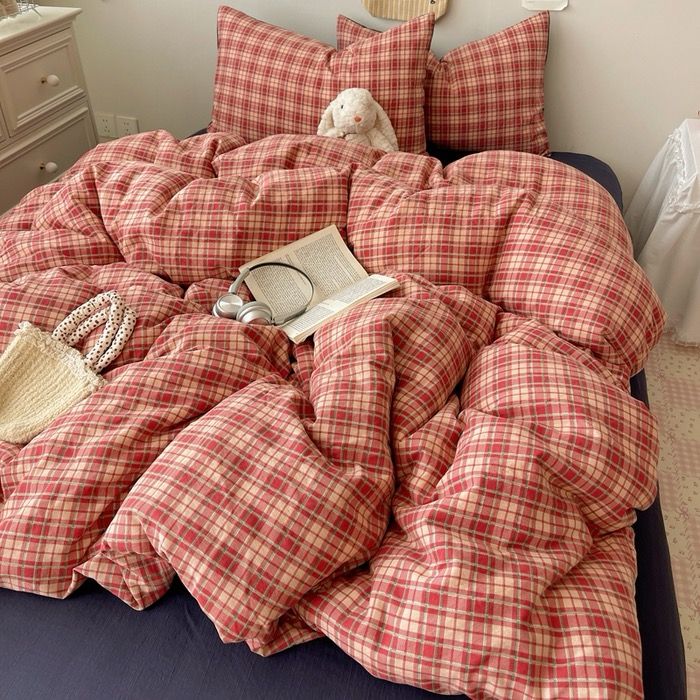 4Pcs Cloud Linen | Set Đũi Mây Phong cách trẻ trung hiện đại | ID 4PCSCLOUDLINE16