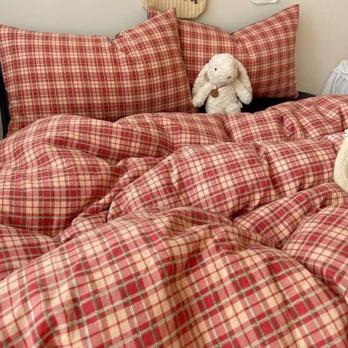 4Pcs Cloud Linen | Set Đũi Mây Phong cách trẻ trung hiện đại | ID 4PCSCLOUDLINE16