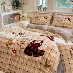 Set 4 Món Nỉ Nhung 200gr hình in 3D SweetGarden