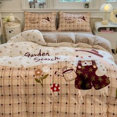 Set 4 Món Nỉ Nhung 200gr hình in 3D SweetGarden