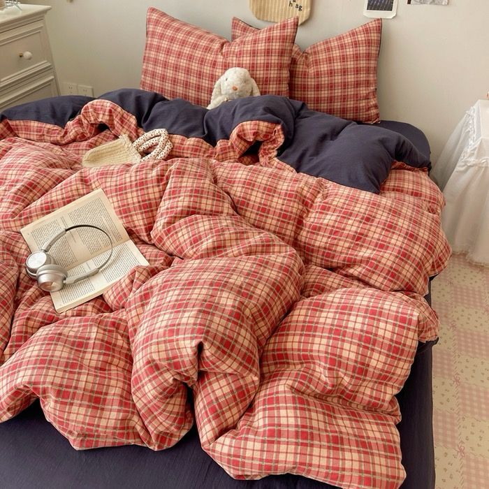 4Pcs Cloud Linen | Set Đũi Mây Phong cách trẻ trung hiện đại | ID 4PCSCLOUDLINE16