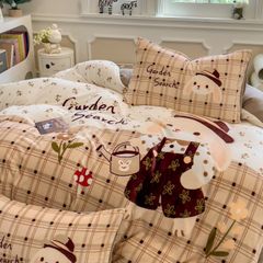 Set 4 Món Nỉ Nhung 200gr hình in 3D SweetGarden